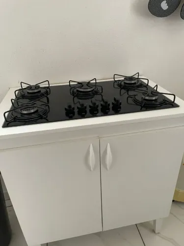 Fogão Cooktop 5 Bocas com Gabinete - Usado em Perfeito Estado R$550,00