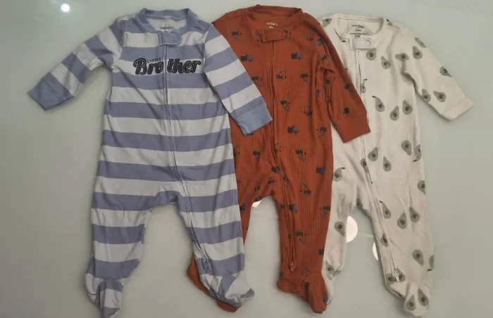 Kit 3 macacões Carter's 6m
