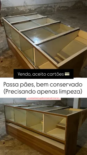 Vendo PASSA PÃO/ PÃES / PANIFICADORA / PADARIA conservado (apenas limpeza)