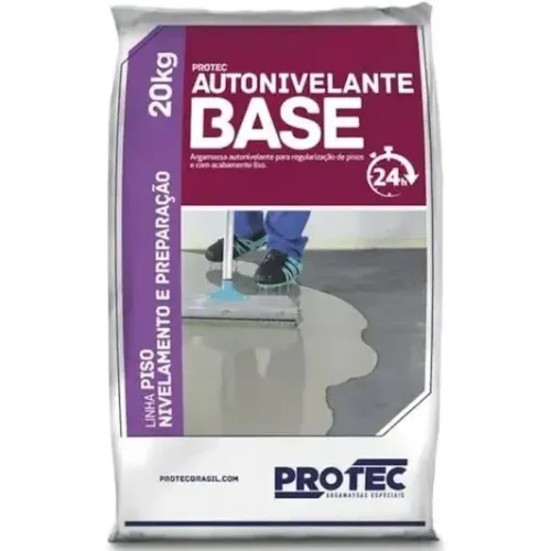 Argamassa Autonivelante Base para Interiores 20Kg Protec