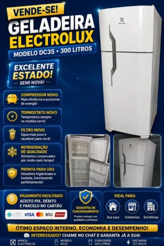 Geladeira Electrolux DC35 - 300L