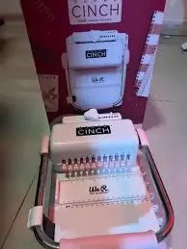 Encadernadora The Cinch We R Makers (Furo Quadrado) - Excelente Estado!