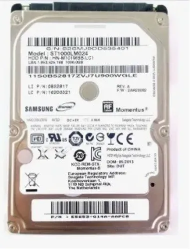 HD 1Tb 2,5' Saudável