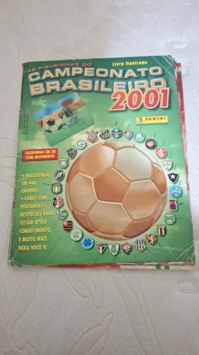 Álbum Campeonato Brasileiro 2001 INCOMPLETO*