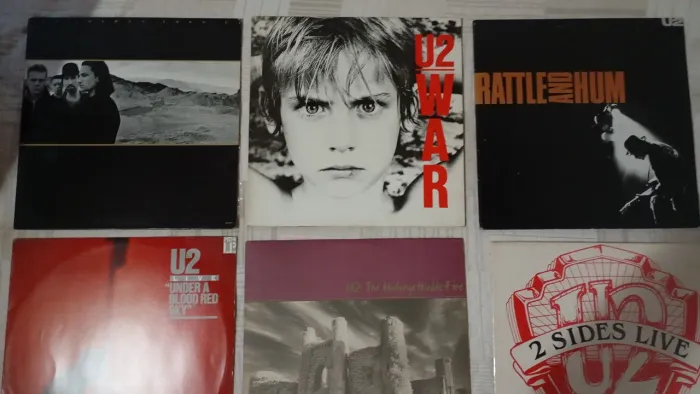 Banda U2- 6 discos de vinil impecáveis 