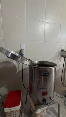 Fritadeira Industrial Elétrica Água e Óleo Metvisa FIE.20.