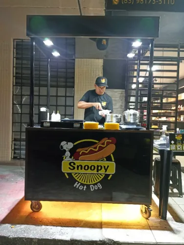 Carrinho de cachorro quente personalizado
