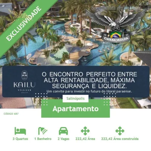 CASAL AGUIA TRAZ ESTA EXCLUSIVIDADE EM SALINAS - KAILU SALINAS
