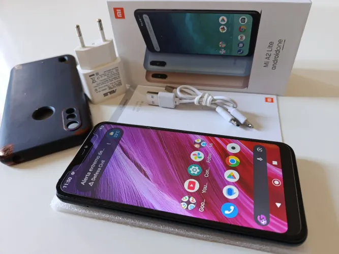 Celular Smartphone Redimi MI A2 64GB 4G Original De Fábrica Na Caixa Completo Impecável