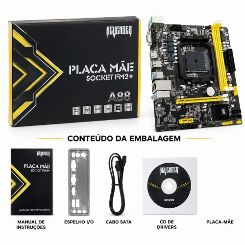 Placa mãe revender com saída hdmi