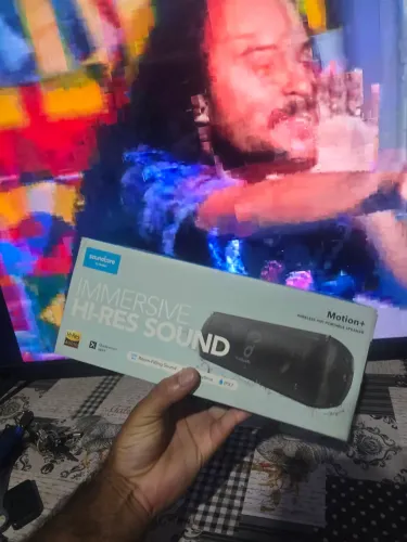 Caixinha de som Anker Soundecore Motion+ - Nova, lacrada e na caixa