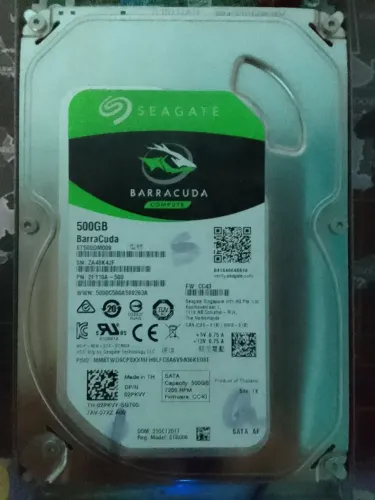 Hd de Pc 3.5 de 500gb e cabo sata