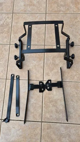 Suporte de Baú Twister 250 Com Bagageiro Deslizante Para Levar Garupa