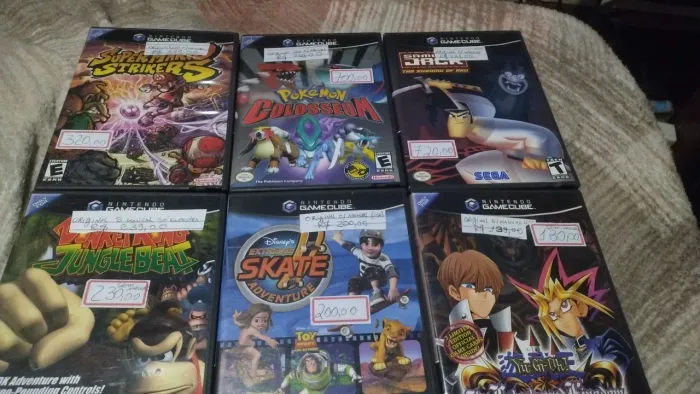 Jogos original de GameCube cada um e preço