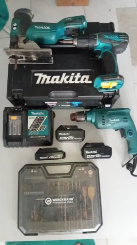 Kit de Ferramentas Profissionais Makita (Lote Completo) + Maleta e Acessórios