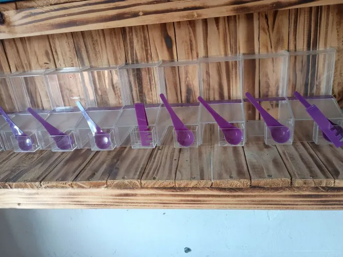 Pote de acrílico para açaí