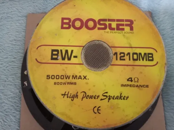 Par de altofalante Booster Bw-1210mb 12 1600 whatts rms