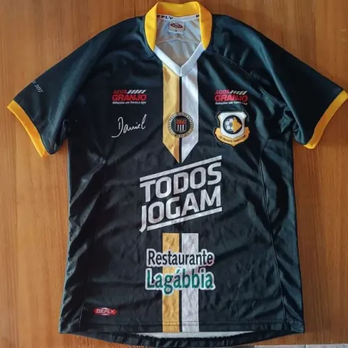 camisa original 2019 são bernardo sp goleiro daniel reply preta tamanho p