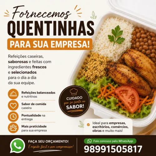 Fornecedor de quentinha 
