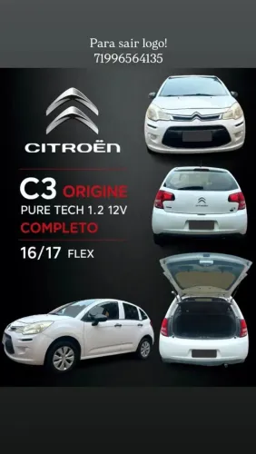 Citroen C3 Origine Pure Tech 1.2 Flex 12V MEC 2017