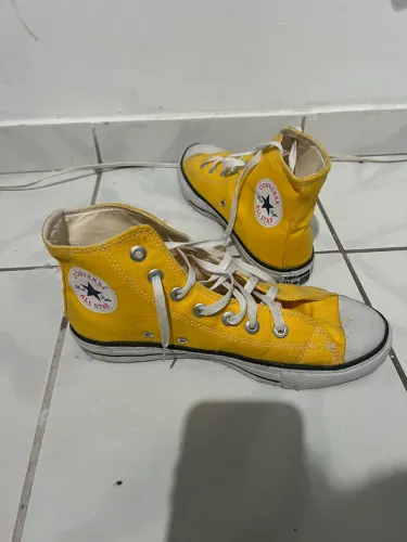 Allstar cano alto amarelo novo