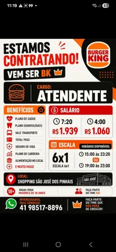 Vaga de emprego