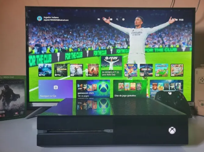 Xbox One Completo +400 Jogos Controle Original Sem Fio Call of Duty eFootball Roblox Mine