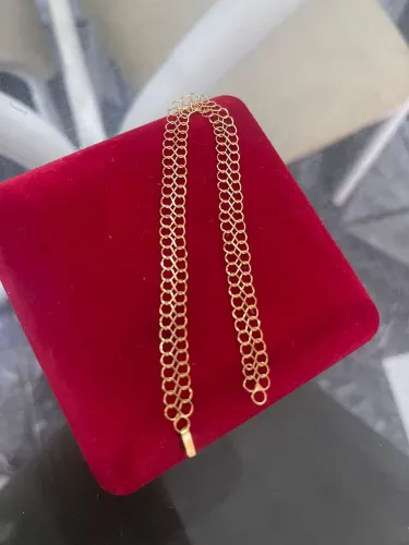 Pulseira de ouro masculina