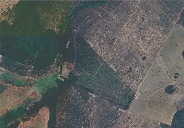 48,4 hectares (10 alqueirão) com eucalipto plantado em 80%, em serranópolis Goiás