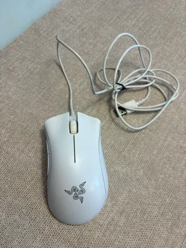 Mouse Gamer Razer Deathadder Essential Branco 6400dpi
