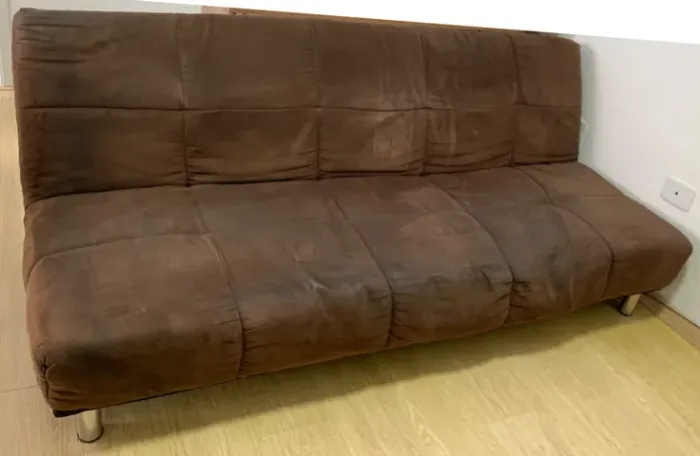 Sofa cama 3 lugares retrátil e reclinável