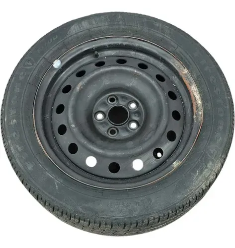 Roda Aro 16 C/pneu Toyota Corolla 1.8 2015 A 2019 Detalhe Branco