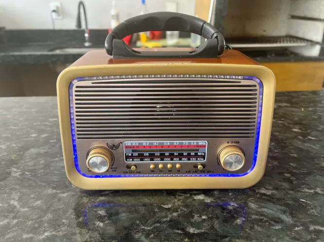 Radio retro decoração 