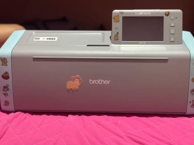 Brother SDX125 com função marca de registro Print to Cut ativada