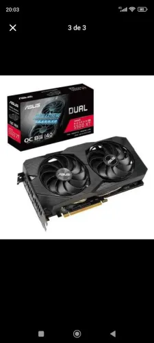 Rx 5500xt 8gb oc "somente venda"