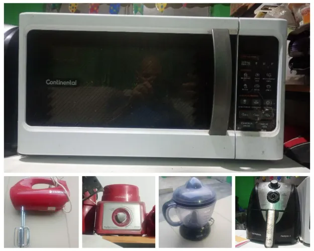 Microondas/Batedeira/Espremedor/Air Fryer/Liquidificador