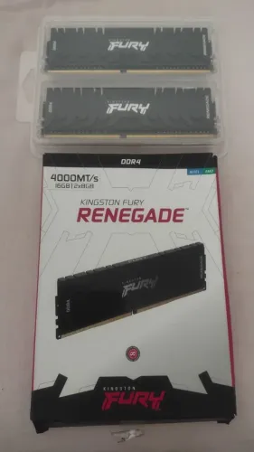 Memória kingston fury renegade 4000mhz