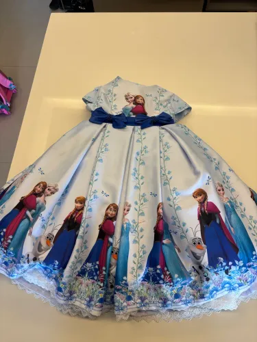 Vestido Frozen 4 anos