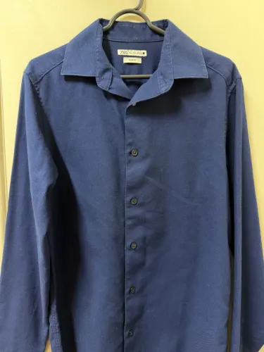 Camisa Social Zara Masculina Slim Fit (P)