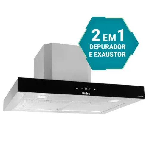 Coifa Philco Flat PCO60I 60cm Inox 110V Lacrada