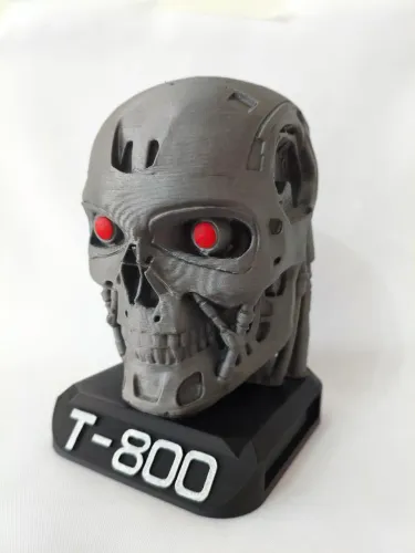 Estatua decorativa T-800 exterminador do futuro