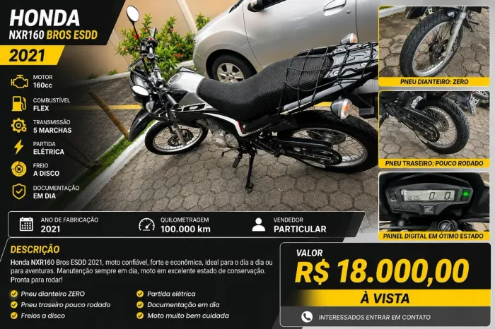 Honda NXR 160 BROS ESDD - 2021