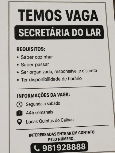 Secretaria do Lar