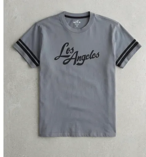 Camiseta Hollister Los Angeles Masculina Tam P Nova Original