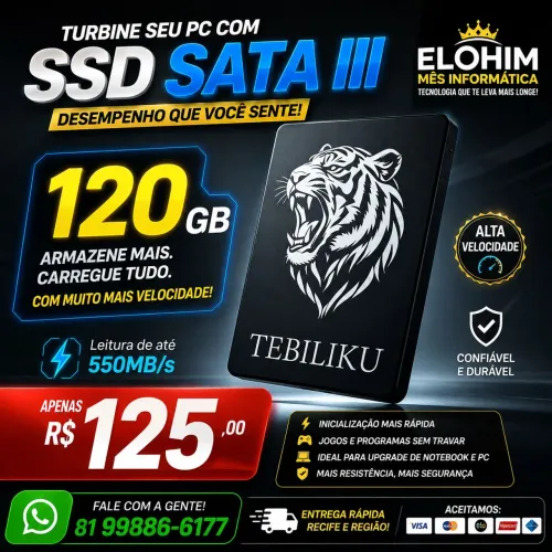 SSD SATA 120gb