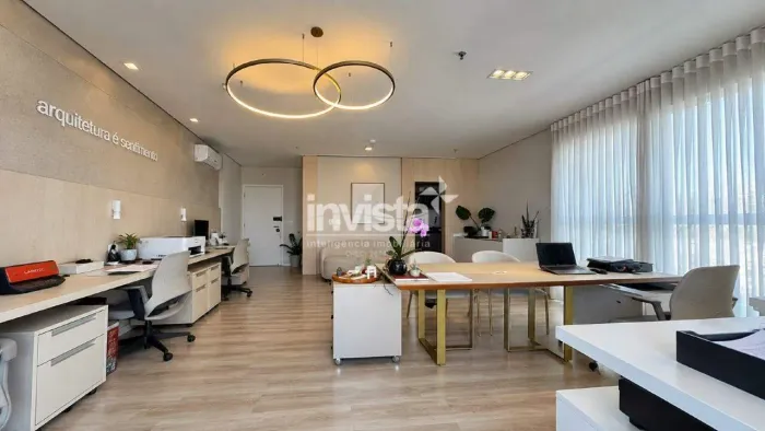 Sala Comercial para Alugar no HELBOR OFFICES na Vila Rica em Santos