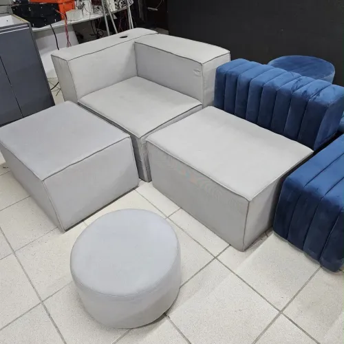 Sofá modular conjunto completo
