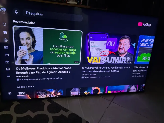 Tv Samsung smart 50 polegadas Cristal uhd