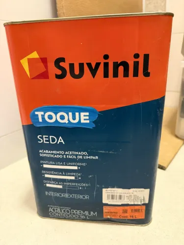 Tinta Acrílica Suvinil Toque Seda - 16l - cor Ovelha