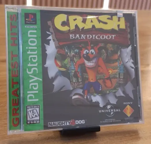 Jogo Crash Bandicoot Greatest Hits PS1 Original Americano Lacrado
